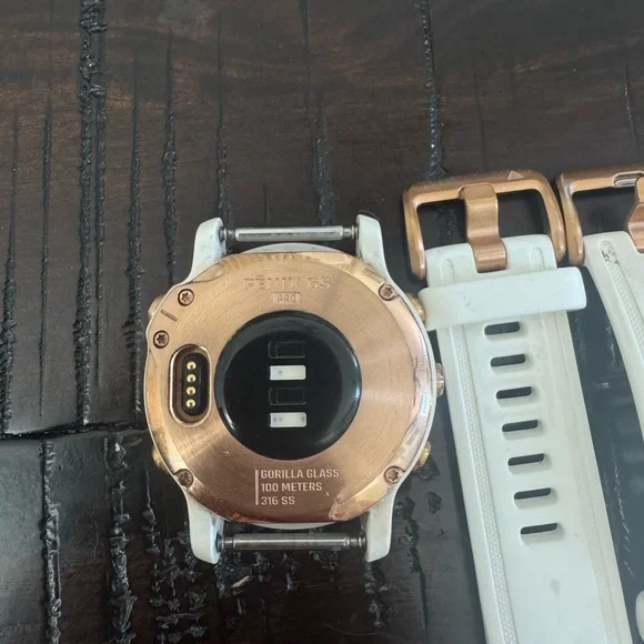 Garmin fēnix 6S Pro - Rose Gold Bezel with White Strap - Picture 15 of 16